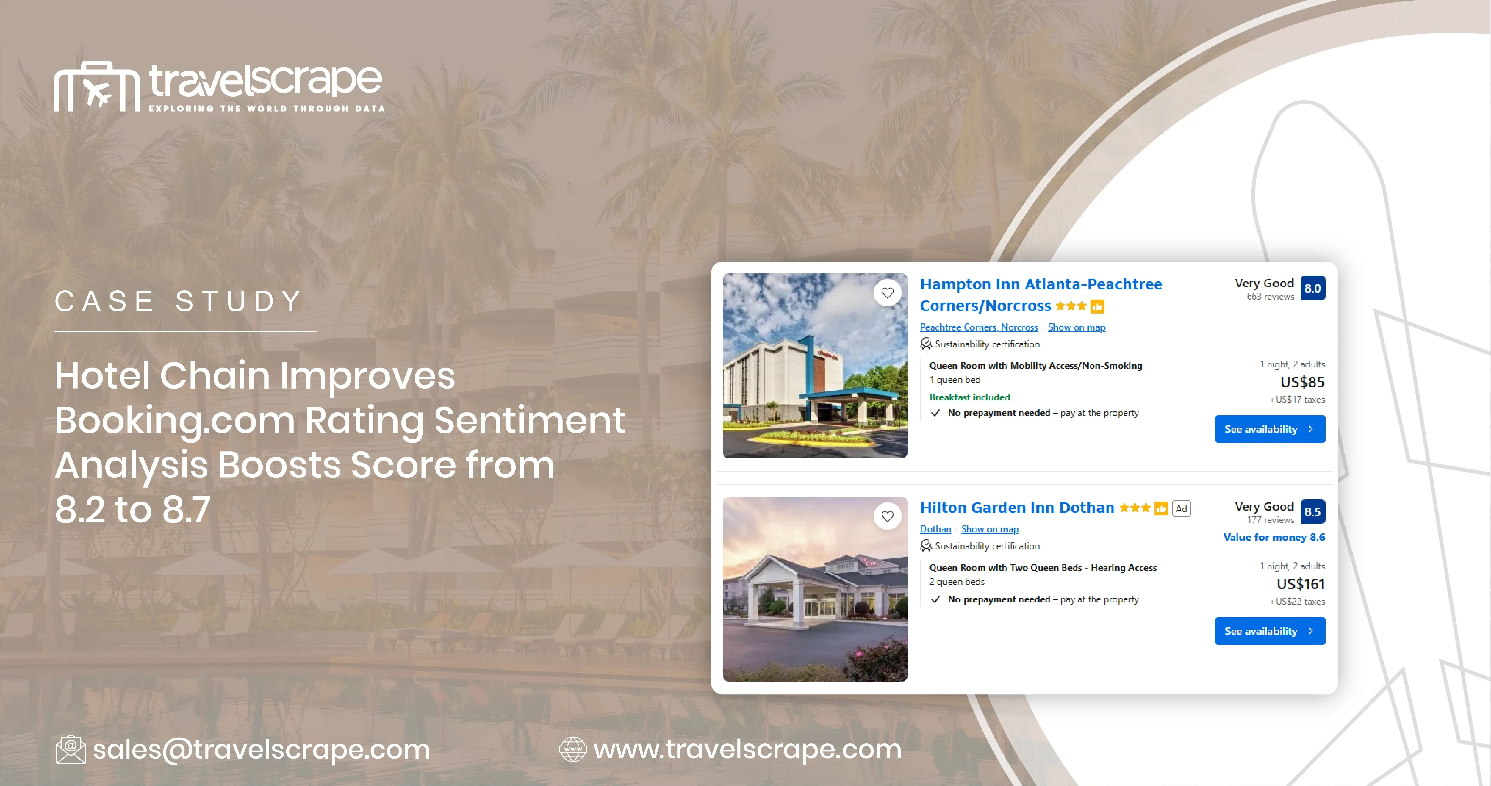 Hotel Chain Improves Booking.com Rating Sentiment Analysis